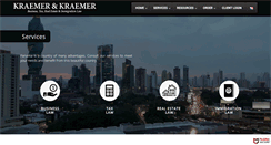 Desktop Screenshot of kraemerlaw.com